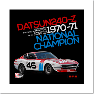 BRE-DATSUN 240z NATIONAL CHAMPION Posters and Art